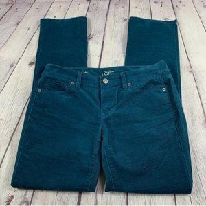 Loft Teal Modern Straight Pants Size 27/4P